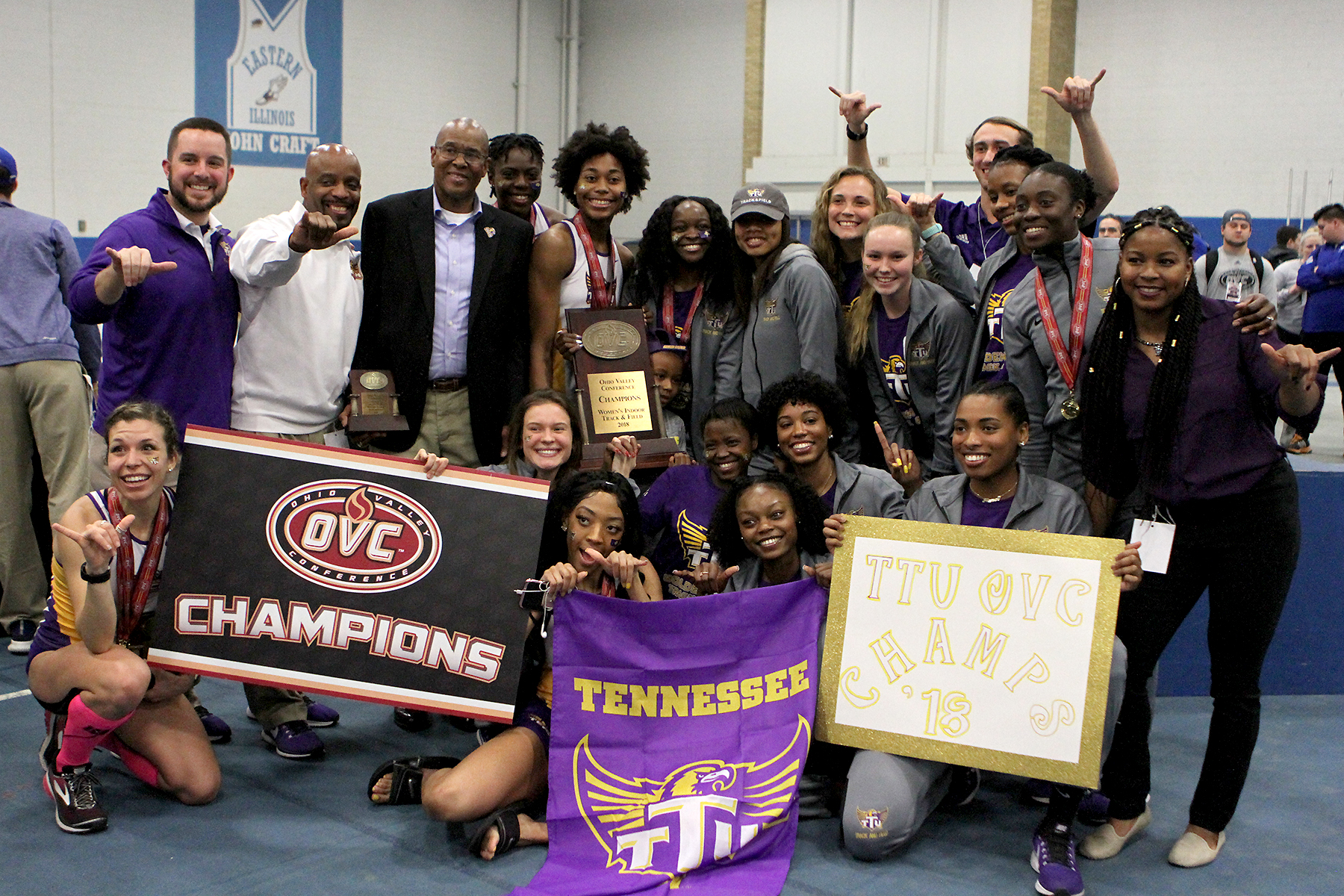Tech wins first-ever OVC Indoor Championship