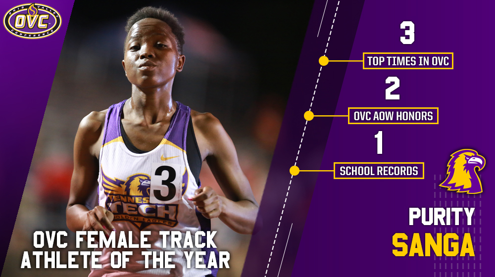 Sanga wins OVC Track Athlete of the Year, notches cross country/indoor sweep