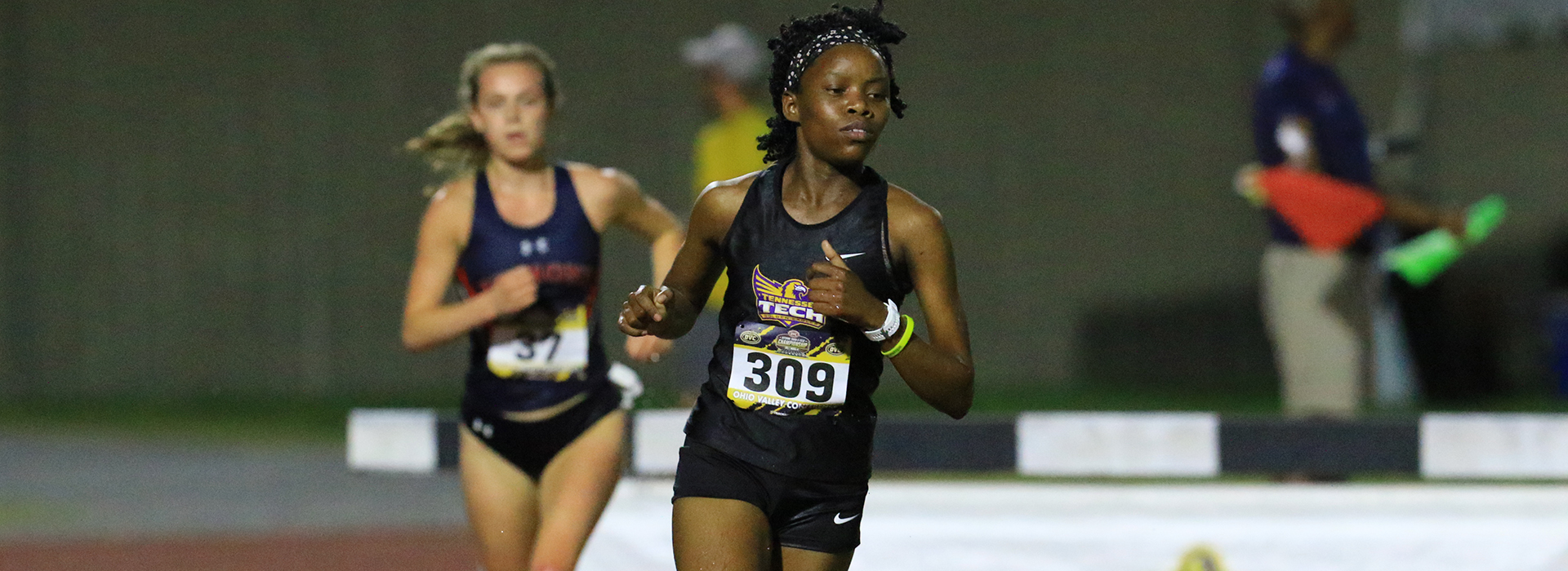 Purple and gold on the board after day two of OVC Outdoor Track & Field Championships