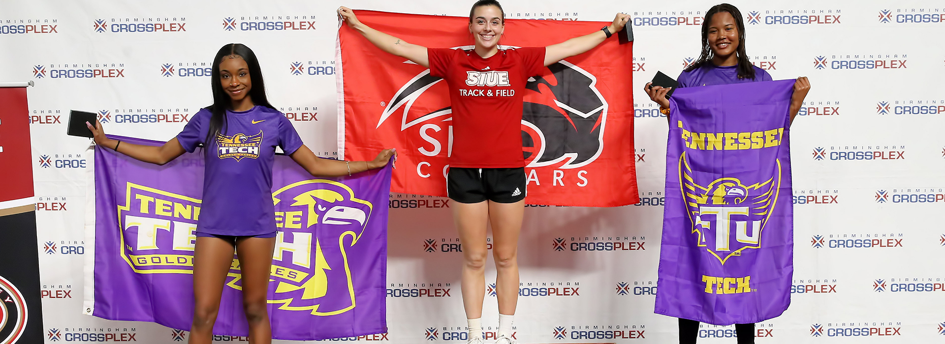 Podium performances place purple and gold second after day one of OVC Indoor Championships