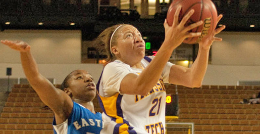 Darling, Hayes lead Golden Eagles over Eastern Illinois, 65-58