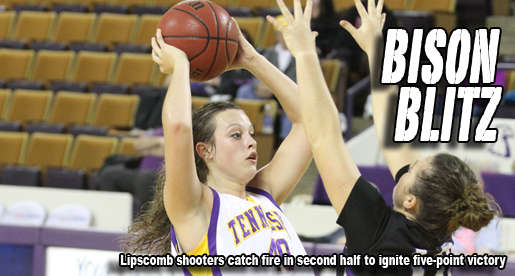 Red-hot second half lifts Lipscomb to 66-61 win over Golden Eagles