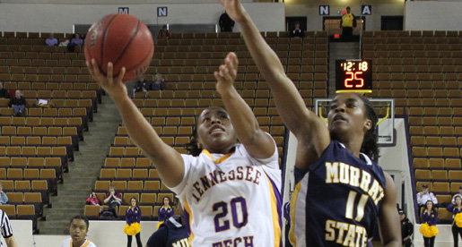 Shots don't fall as Tech handed OVC home loss by Murray State