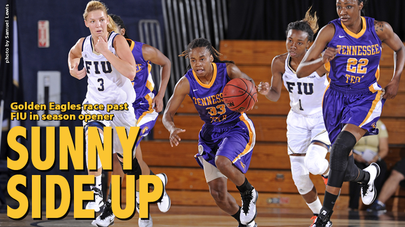 Golden Eagles open with convincing, 73-56 win at FIU