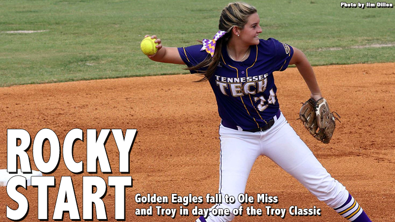 Golden Eagles drop two games on day one of Troy Classic