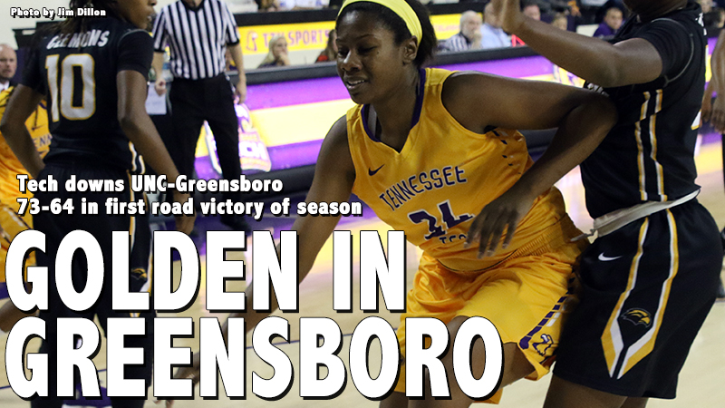 Golden Eagles grab first road victory with 73-64 win over UNC-Greensboro