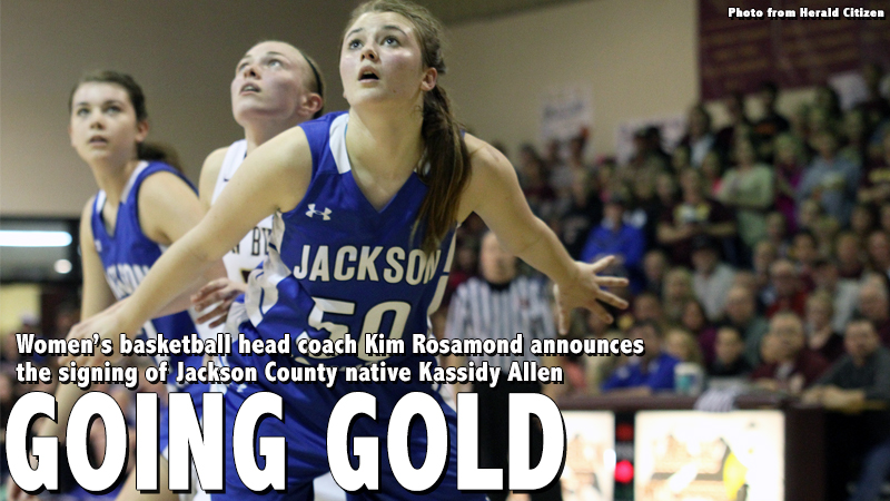 Head coach Kim Rosamond announces the signing of Kassidy Allen to 2016-17 roster