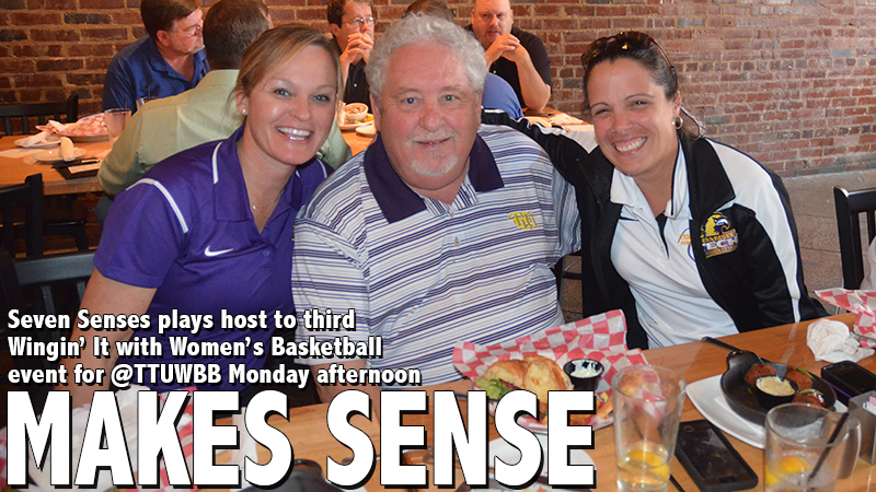 Seven Senses plays host to third Wingin' It with Women's Basketball for @TTUWBB