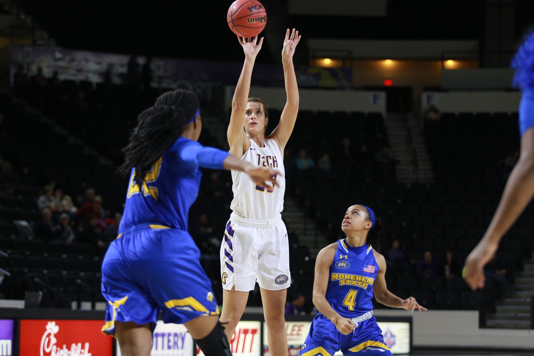 Tech shows promise in first OVC game versus Morehead State