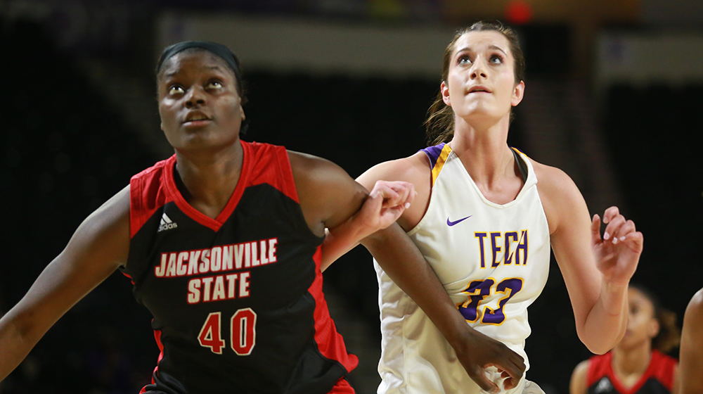 Tech puts away scrappy Jacksonville State late, records 10th OVC victory