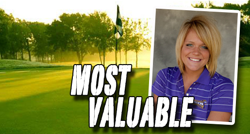 Carley Rhyne named women's golf team Most Valuable Player