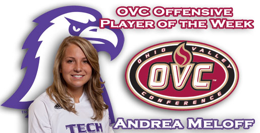 Meloff named OVC's Offensive Player of the Week