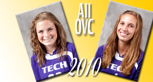 Two named second-team all-OVC for the 2010 soccer season