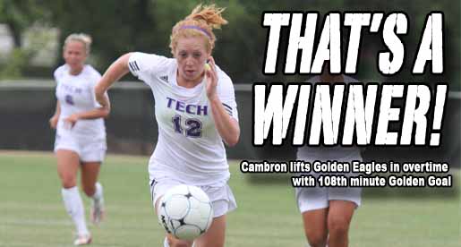 Cambron gives Tech first OVC win with overtime game-winner