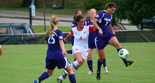 Tech soccer runs up against strong Austin Peay attack in 5-0 home loss