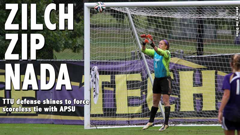 Tech’s strong defense leads Golden Eagles to scoreless tie with Austin Peay