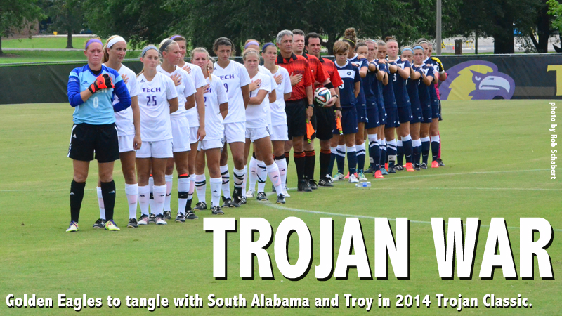 Soccer hits the road for the first time to take part in the 2014 Trojan Classic