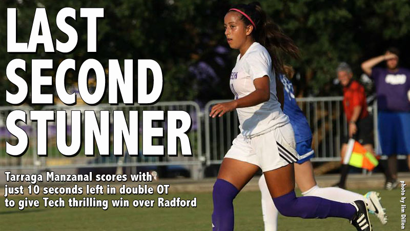Tech scores with 10 seconds left in double overtime to cap off thriller with Radford