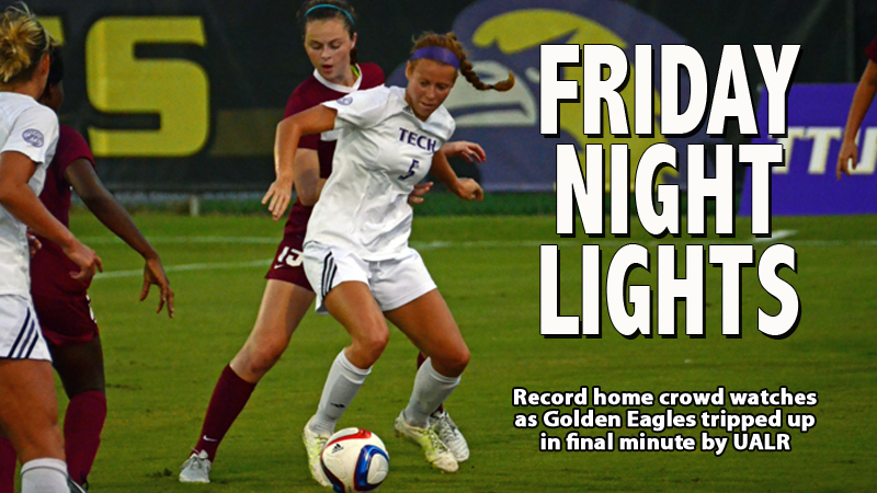 Tech tripped up 2-1 in first ever home night match among record crowd