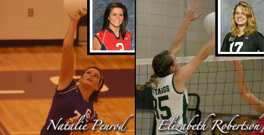Tech volleyball signs Penrod, Robertson