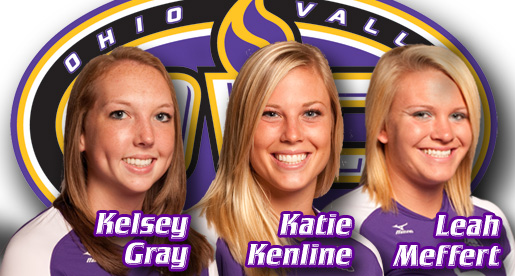 Meffert, Kenline and Gray receive honors from OVC