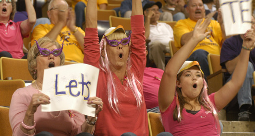 Gray, Meffert and cheering fans lift Golden Eagles to 3-1 OVC victory