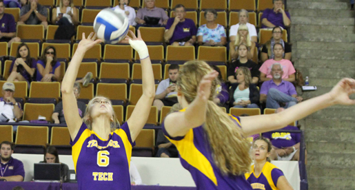 Tech leads every set, but JSU scores final points each time for 3-0 win
