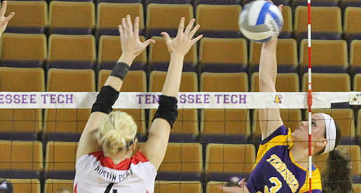 Golden Eagle volleyball drops midweek match-up with Jacksonville State