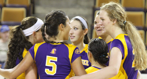 Golden Eagle volleyball team travels to Eastern Kentucky, Morehead State
