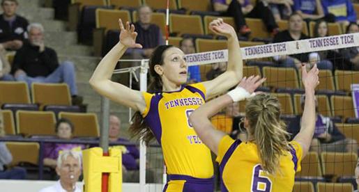 Golden Eagle volleyball team drops match-up at SIUE