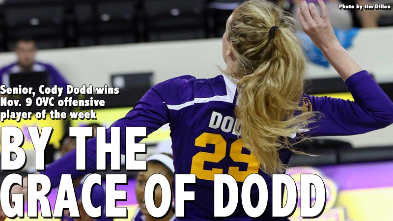 Dodd wins Nov. 9 OVC Offensive Player of the Week Award