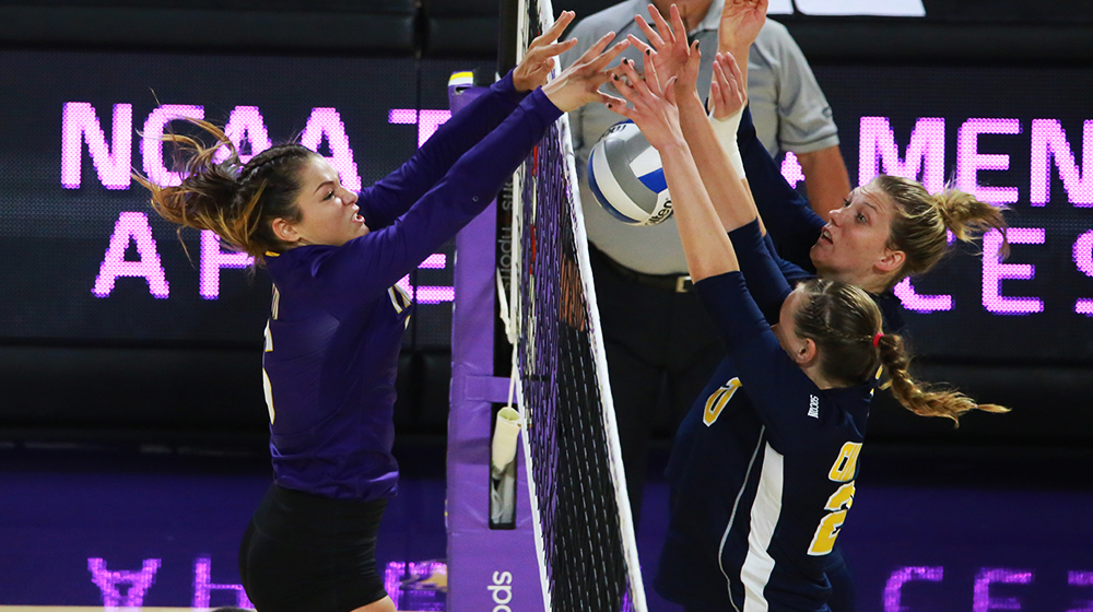 Tech volleyball finds groove in second set, downs Chattanooga 3-1