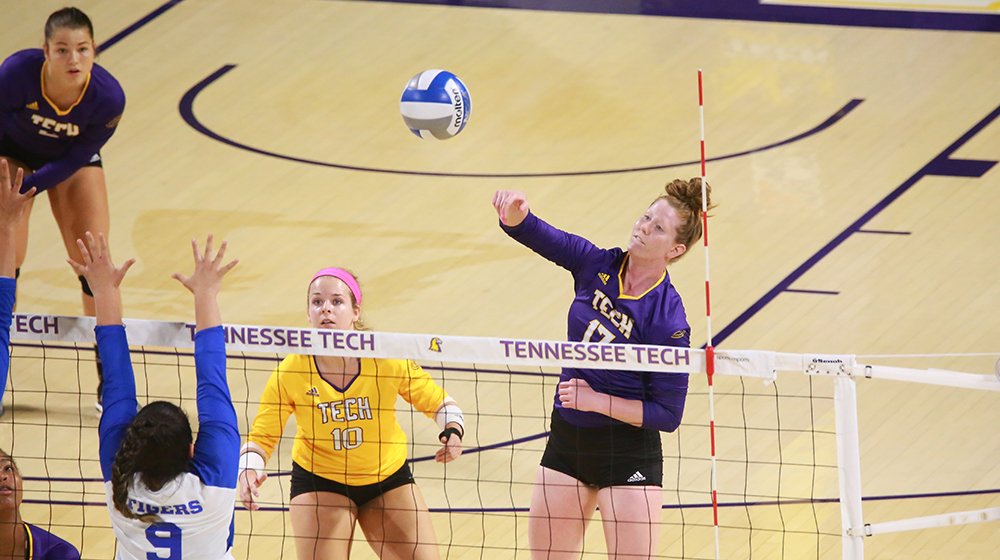 TTU volleyball drops ultra-tight match with Tennessee State, 3-1