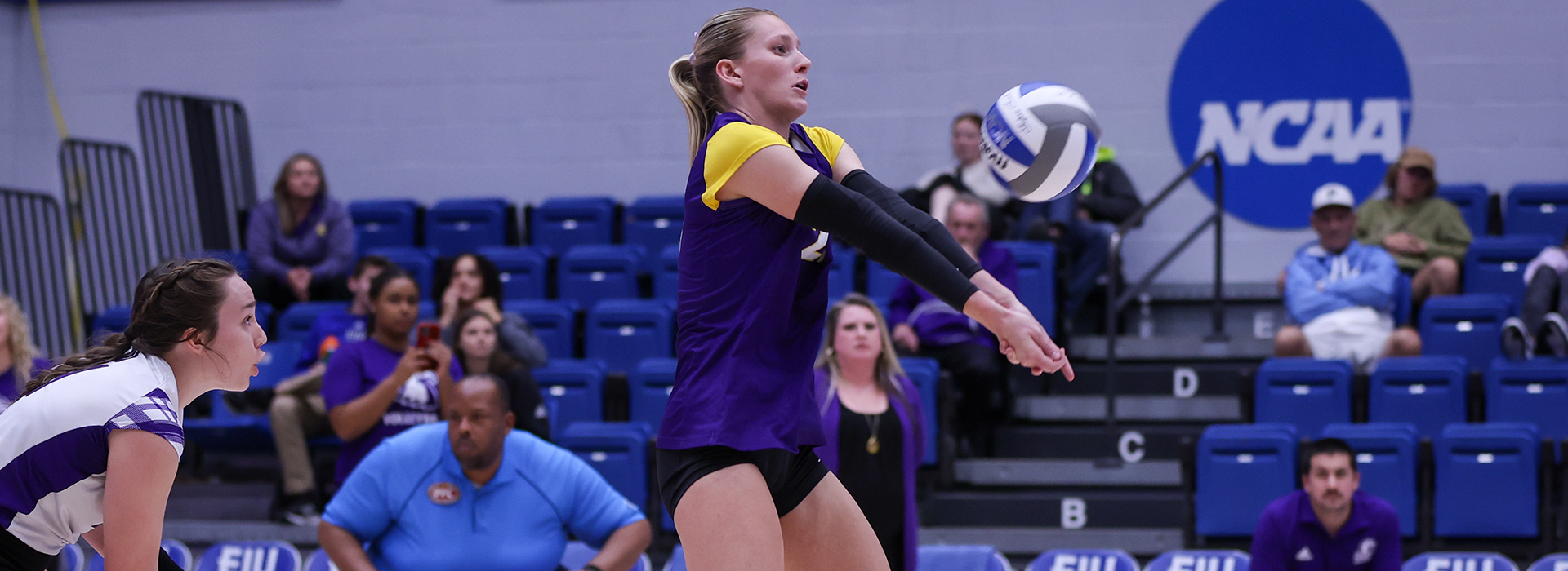 Lions top Golden Eagles in five-set heartbreaker in OVC Tournament first round