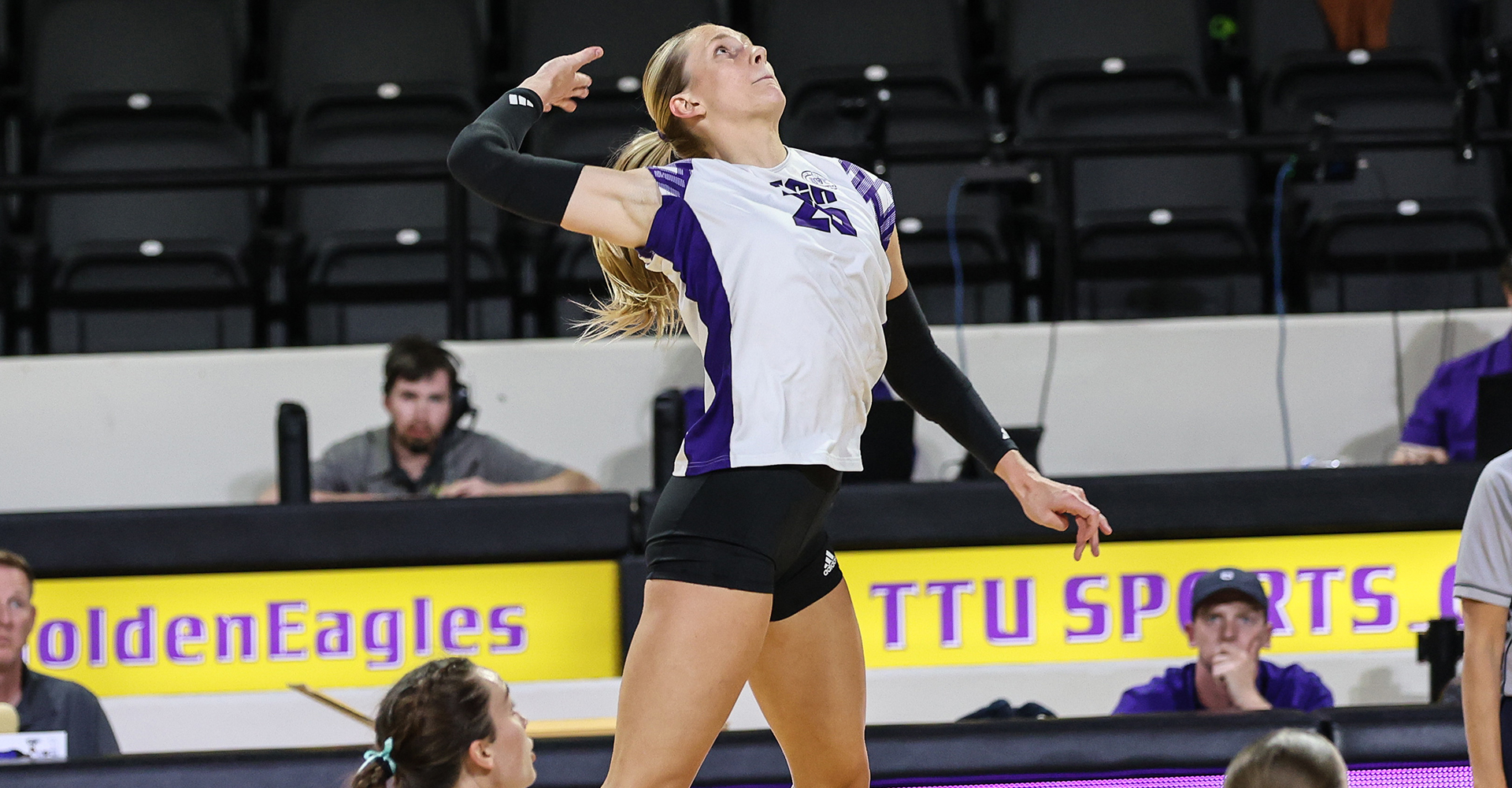 Trojans top Golden Eagles in tight, four-set battle