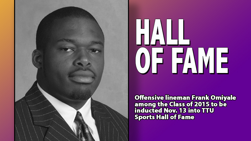 Frank Omiyale to be inducted into TTU Sports Hall of Fame Nov. 13